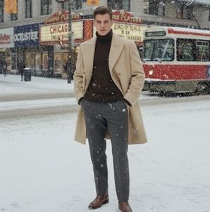 ✨ RARE VINTAGE Club Monaco Cashmere Blend Overcoat - NEW 10/10 never worn✨